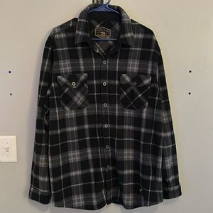 Soft sweater button up shirt